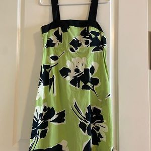 Floral Green Dress